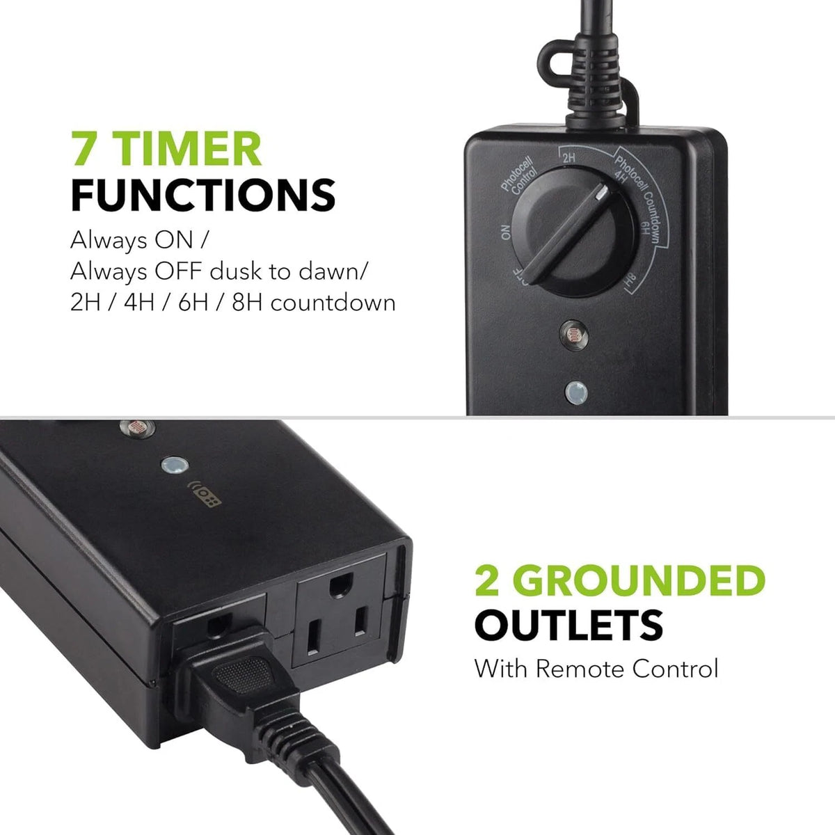 Outdoor Light Timer for Waterproof Applications (15A)