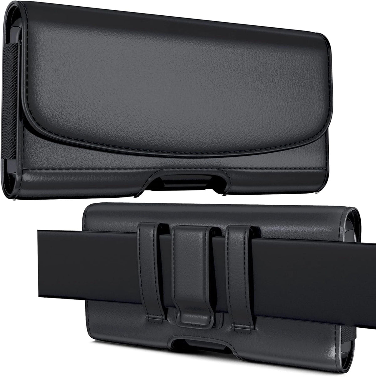 Holster for iPhone 16 15 14 13 12 11 Pro & Non Pro, Xs X XR, Samsung Black