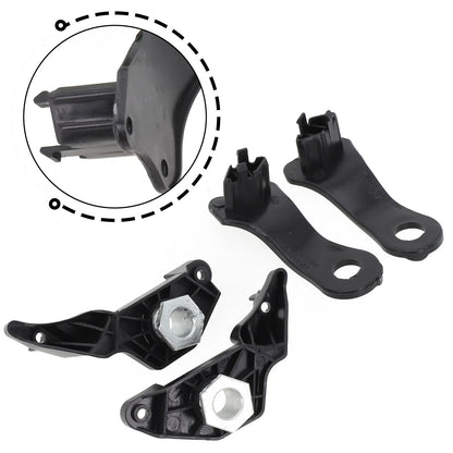 Set of 4 Headlight Brackets for BMW (2010–2017) 63126941478, 63126949633