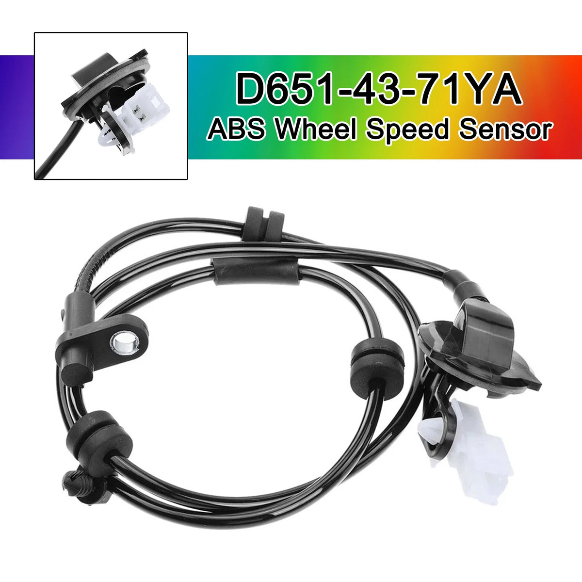 ABS Wheel Speed Sensor for Mazda 2 DE DH (2007–2014) - D651-43-71YA, 5S12262, ALS2060