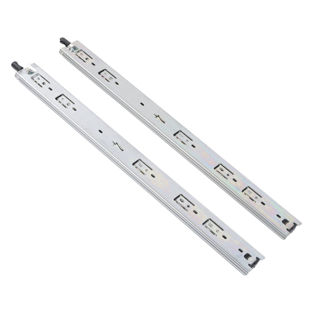 1 Pair 22 Inch Heavy Duty Locking Drawer Slides (150 Lb Capacity)