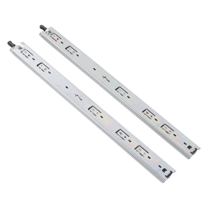 1 Pair 22 Inch Heavy Duty Locking Drawer Slides (150 Lb Capacity)