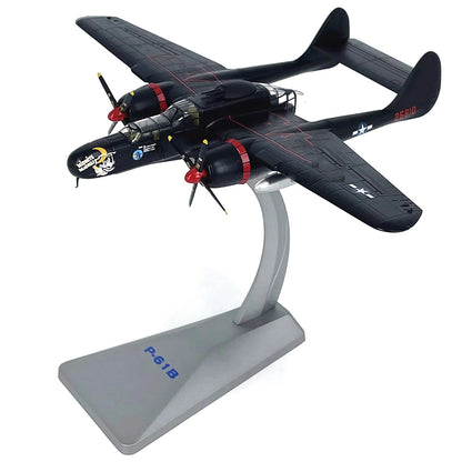 1/72 Scale P-61B Black Widow Fighter Model for WWII USA Air Force
