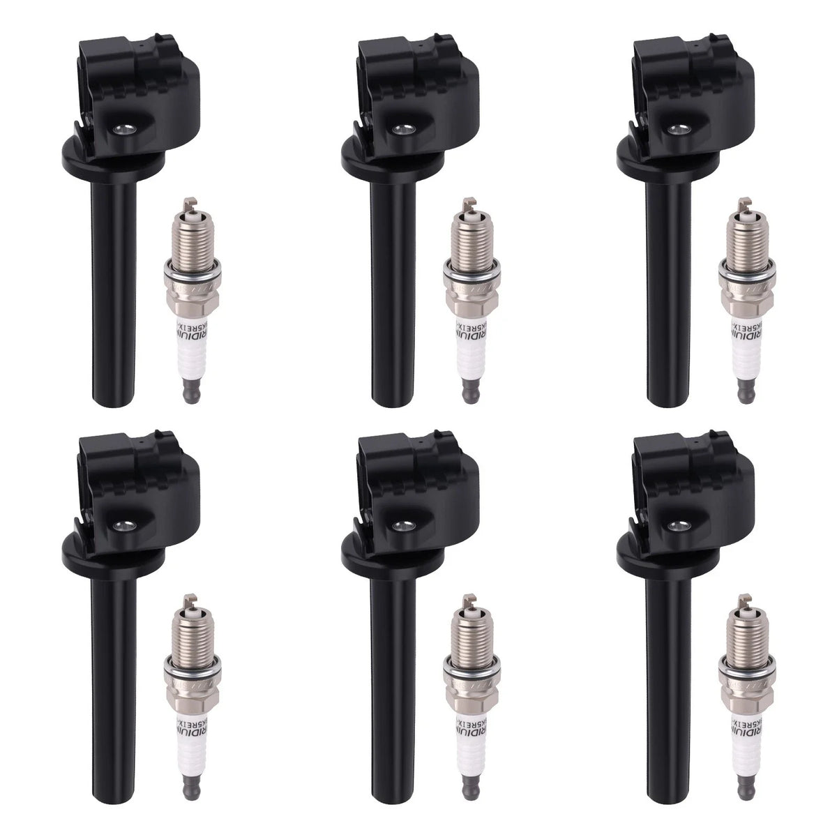 Ignition Coil & Spark Plug for Isuzu Amigo Rodeo V6 3.2L (2000–2000)
