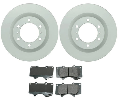 Front Brake Kit Rotors & Ceramic Pads for Toyota 4Runner, Lexus GX460 (2010–2023)