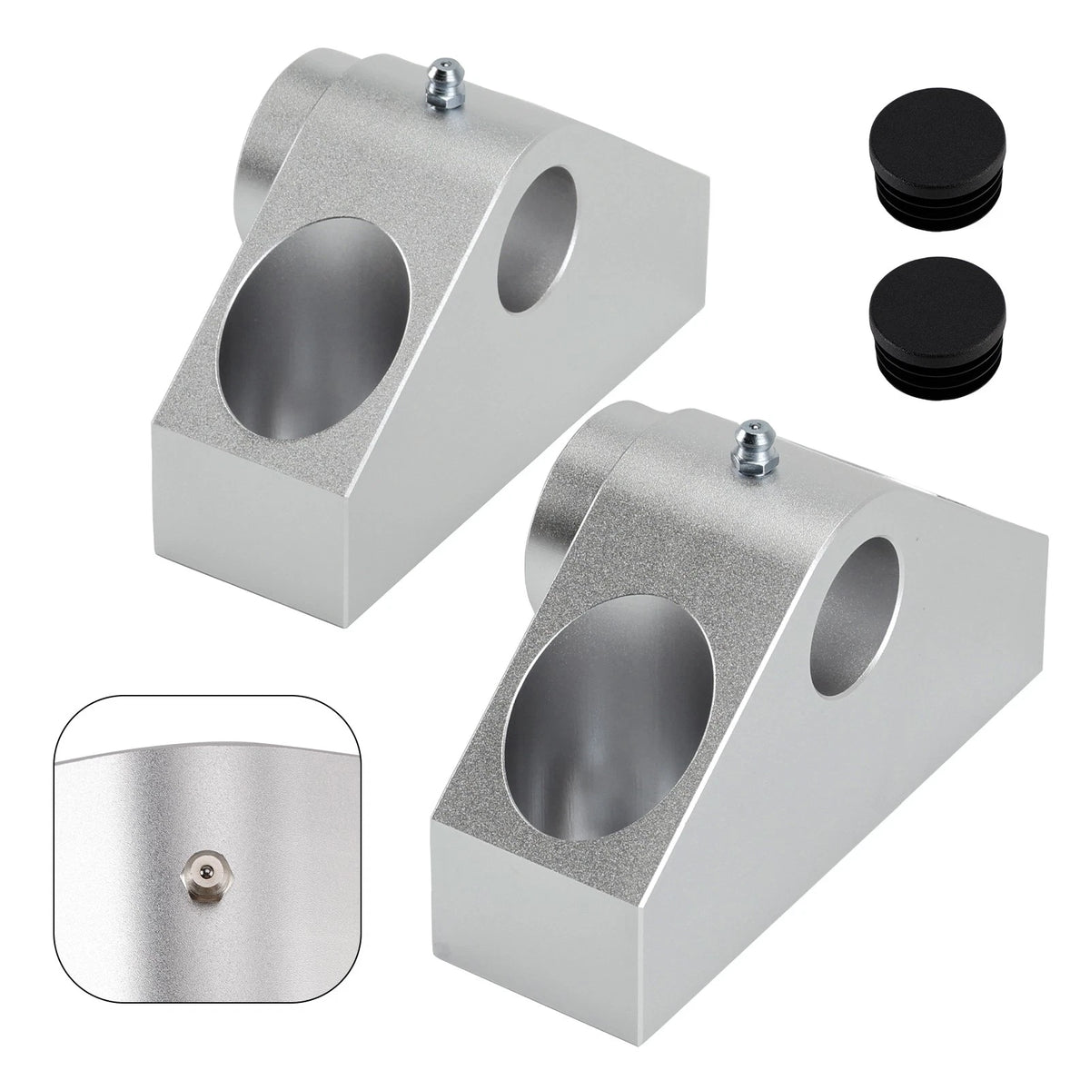 Pair Kit Dump Bed Hinge Mount Billet for Can Am Defender HD Max (2016–2024) U015-A001