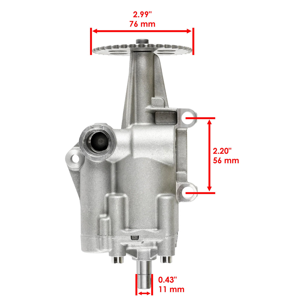 Complete Oil Pump w/ Chain for Polaris Ranger Crew 900 (2014–2019) NS2337OP112YU