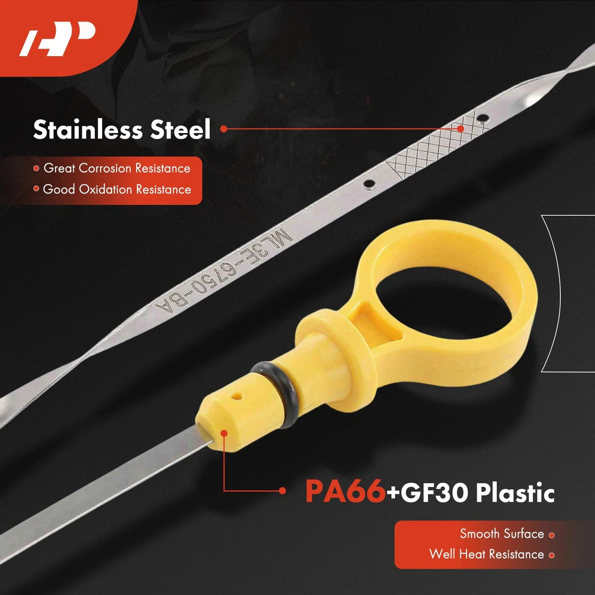 Engine Oil Dipstick for Ford F-150 (2021–2025) ML3Z-6750-A, ML3Z6750A