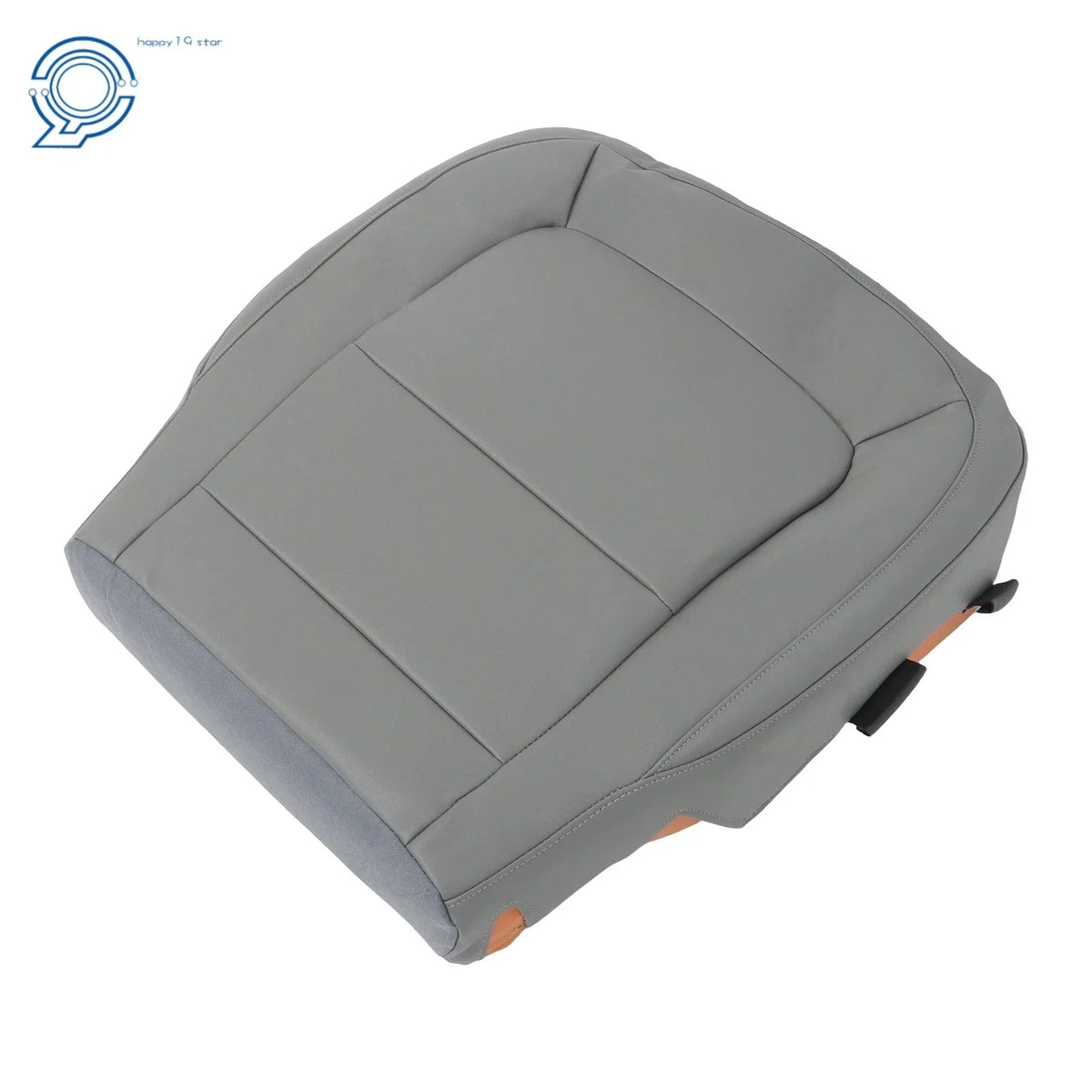 Gray Leather Driver Bottom Seat Cover for Chevy Colorado Canyon (2015–2022)
