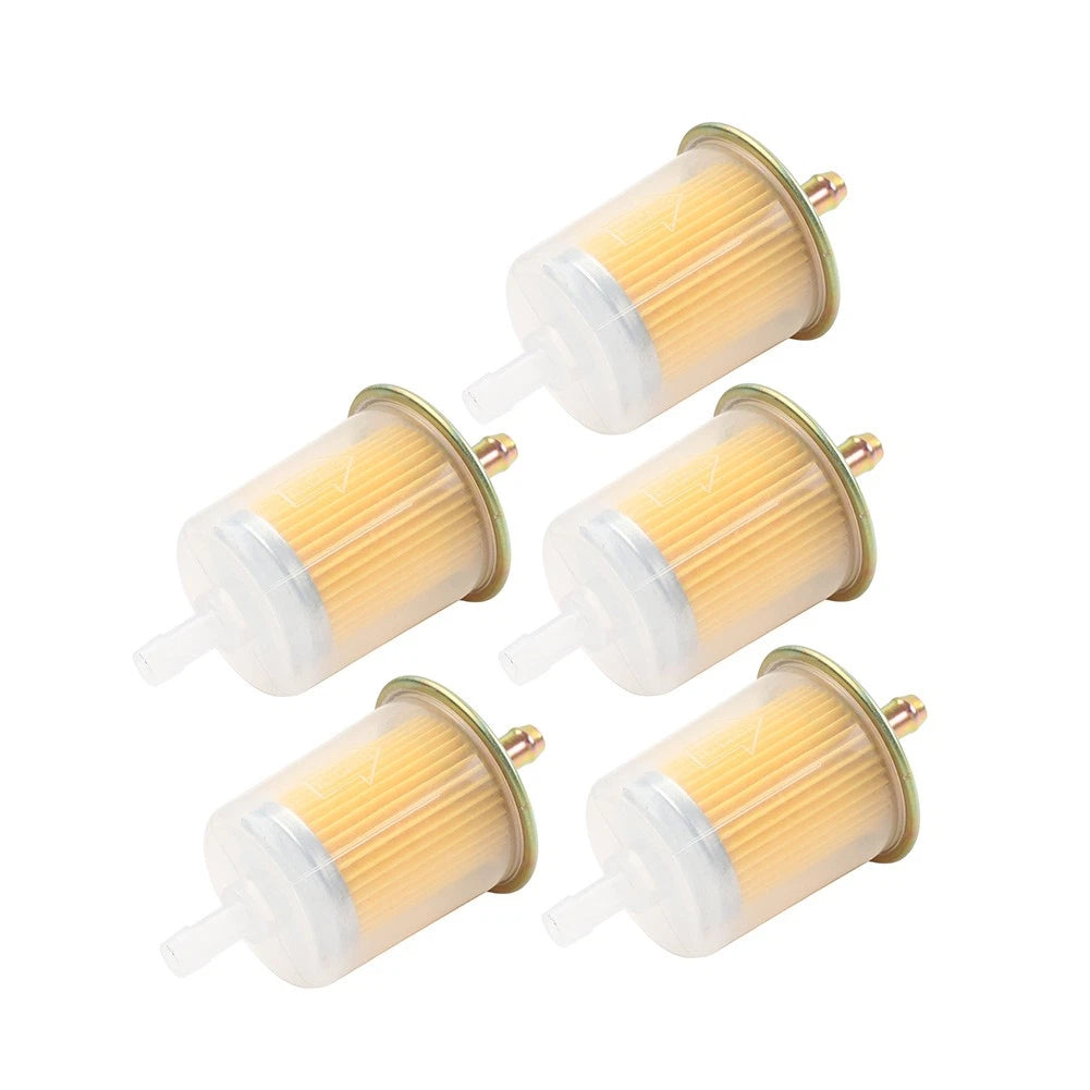 5Pcs 3/8" Inline Gas Fuel Filter for Motorcycle