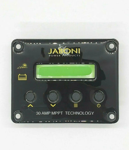 30A Solar Panel Charge Controller with Remote Display for JABONI
