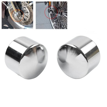 Front Axle Cap Nut Cover for Harley Touring Road King Street Glide Dyna