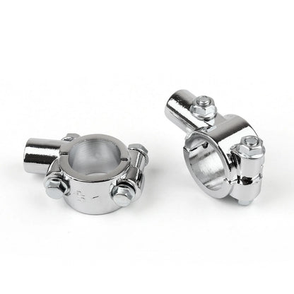 1" 25mm Handlebar 10mm Thread Mirror Mount Holder Clamp for Motorcycle