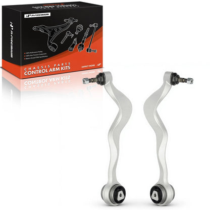 2X Front Lower Control Arms for BMW E60 525i 528i 530i 545i M5 (2004–2010) - 31126774825, 31126774826