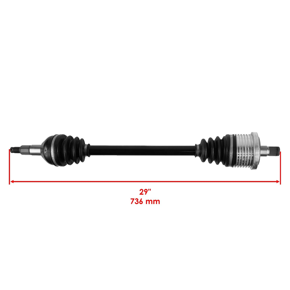 Set of 2 Rear CV Joint Axles for Can-Am Maverick 1000 4x4 (2014–2015) AX251A1004, 705501794, 705502357