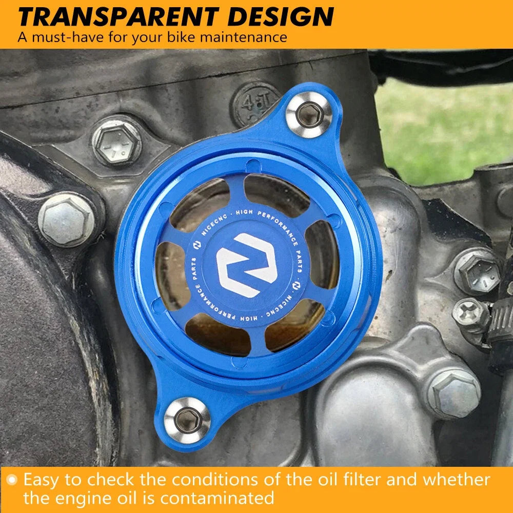 Oil Filter Cover for Yamaha YZ250F (2014–2024), YZ450F (2010–2022)