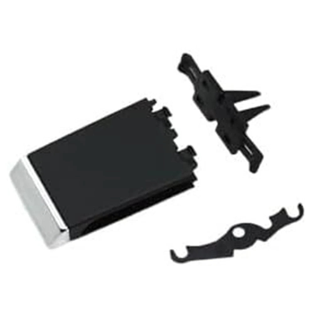 Front Air Outlet Tabs for Maserati (2010–2023) - Black and Chrome