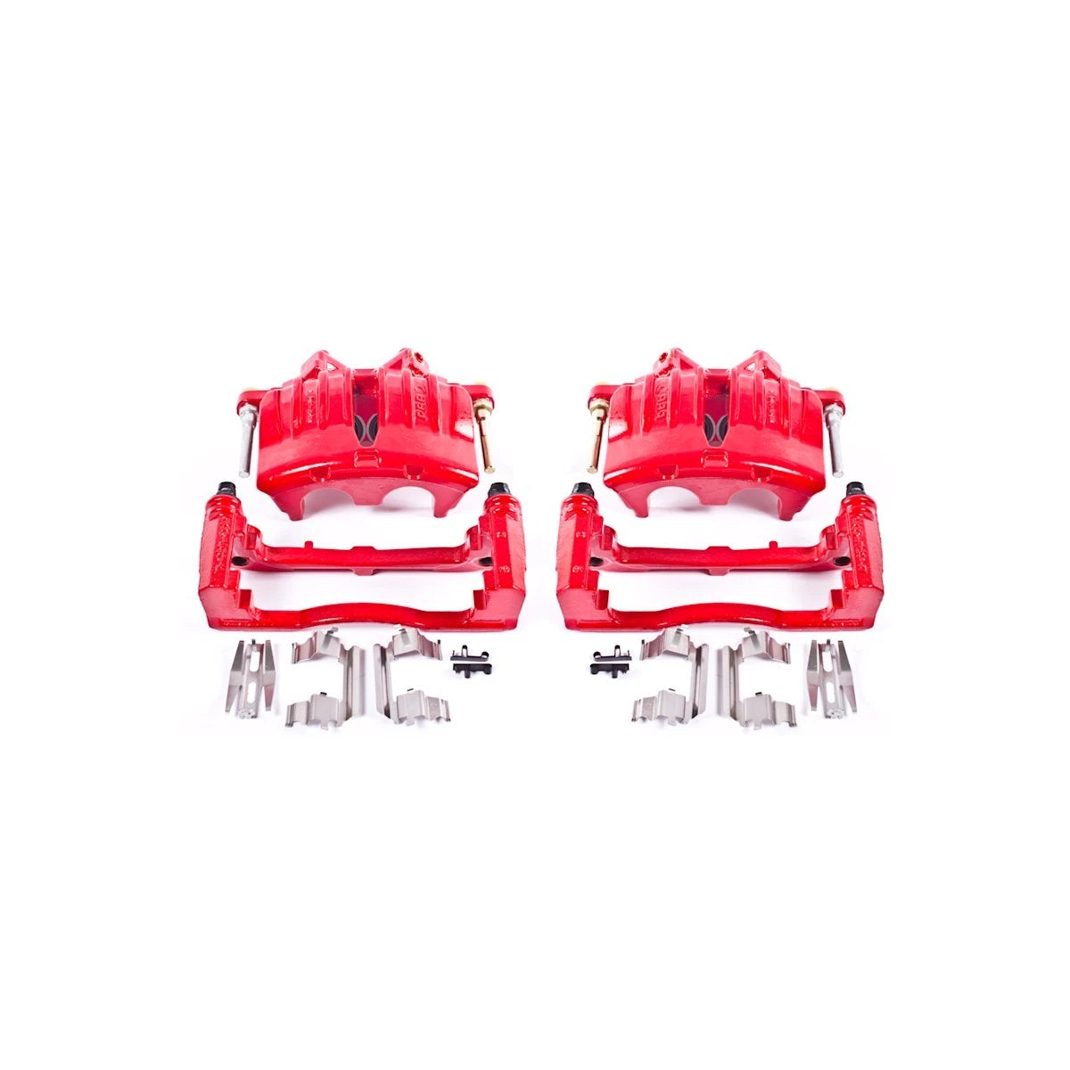 2X Powerstop Brake Calipers Front for Chevy Isuzu (2002–2008) S4798A