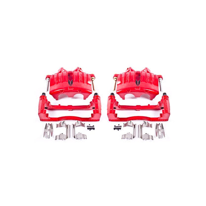 2X Powerstop Brake Calipers Front for Chevy Isuzu (2002–2008) S4798A