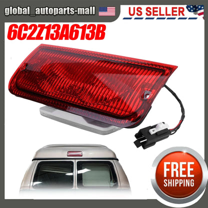 Rear Roof Mounted Third Brake Light Assembly for Ford E-150 E-250 E-350 (923-290, 6C2Z13A613B, F2UZ13A613B, XC2Z13A613BA)