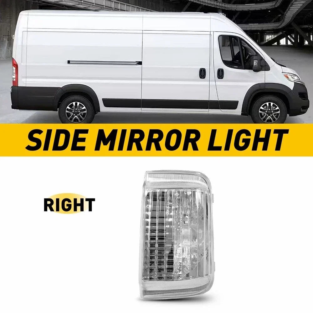 Passenger Side Mirror Turn Signal Lamp for RAM ProMaster 1500 2500 (2014–2021)