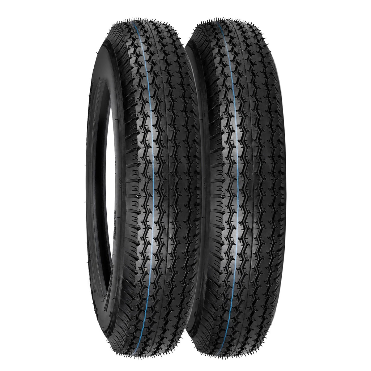 2X 4.80-12 Trailer Tires 6 Ply Load Range C Tubeless 480-12 480x12