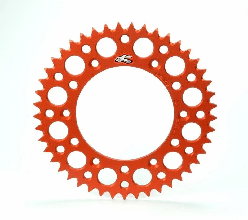 Renthal Rear Grooved Sprocket for KTM 85 SX (2018–2024) - Orange 428-49P