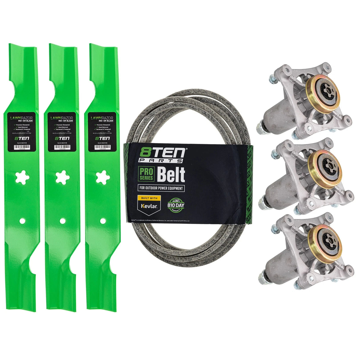 Mower Deck Rebuild Kit for Poulan Pro 541ZX (21546235, 187254, 187256, 33954)