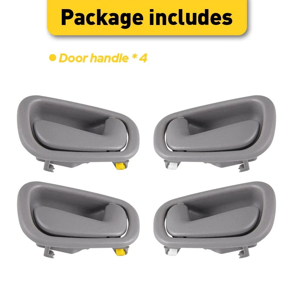 Set of 4 Inside Door Handles for Toyota Corolla (1998–2002)