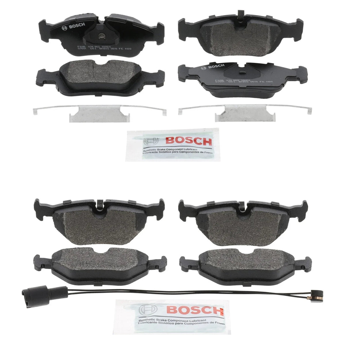 Bosch Quietcast Brake Pad Kit for BMW E36 325i 328i (1992–1999)