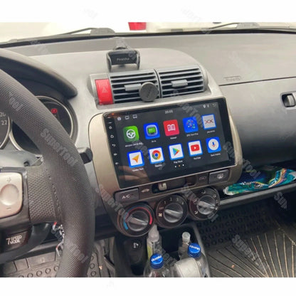 4+64G Android 14 Carplay Stereo Radio GPS for Honda Fit (2002–2008)