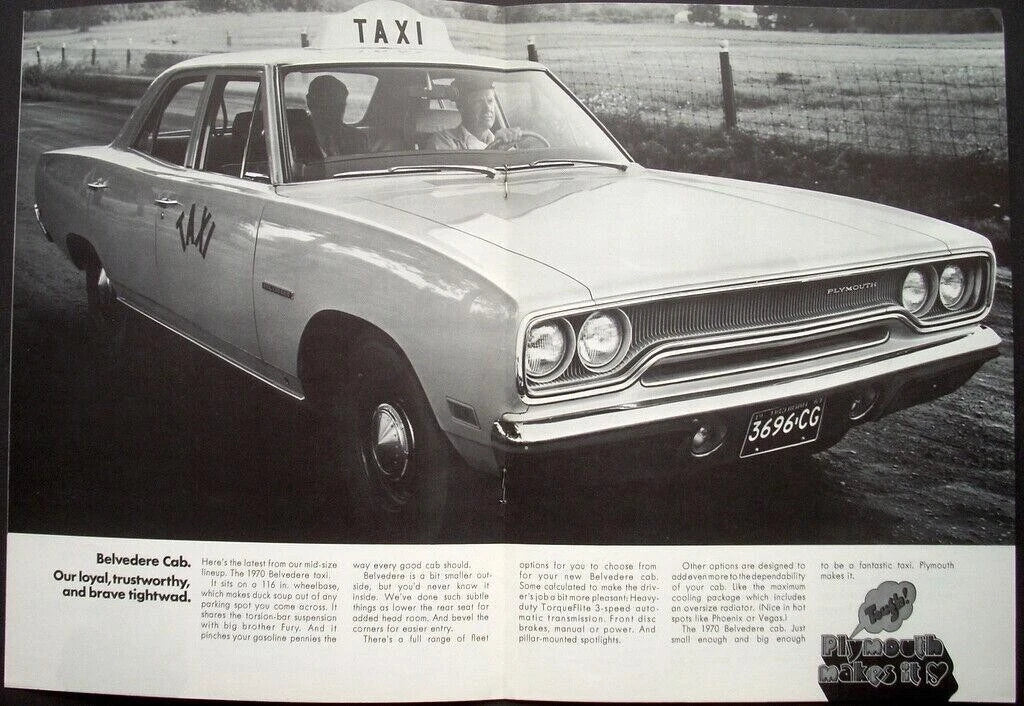 Sales Brochure for 1970 Plymouth Belvedere Fury