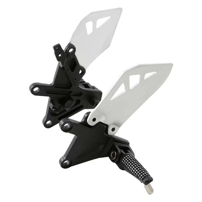 Front Rider Footpegs Footrests Brackets for Kawasaki Ninja ZX10R (2011–2020)