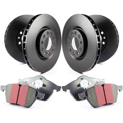 Set of 4 Brake Disc and Pad Kits for Audi TTS Quattro TT