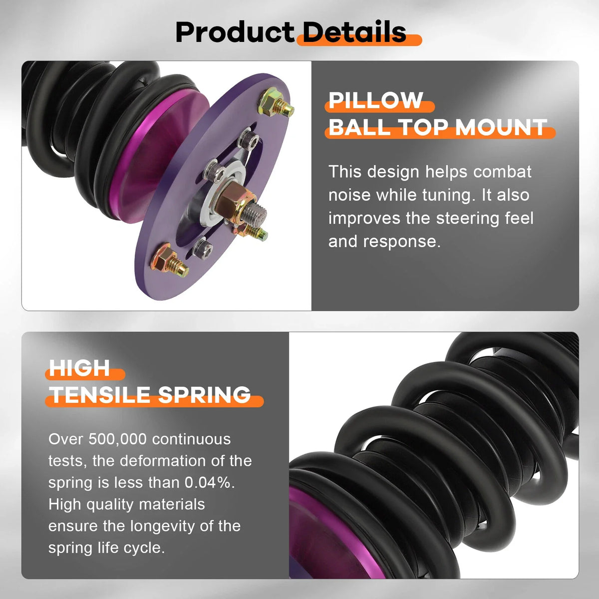 Coilovers for BMW E46 320i 325i 330i (2001–2005) - Struts Suspension Kit