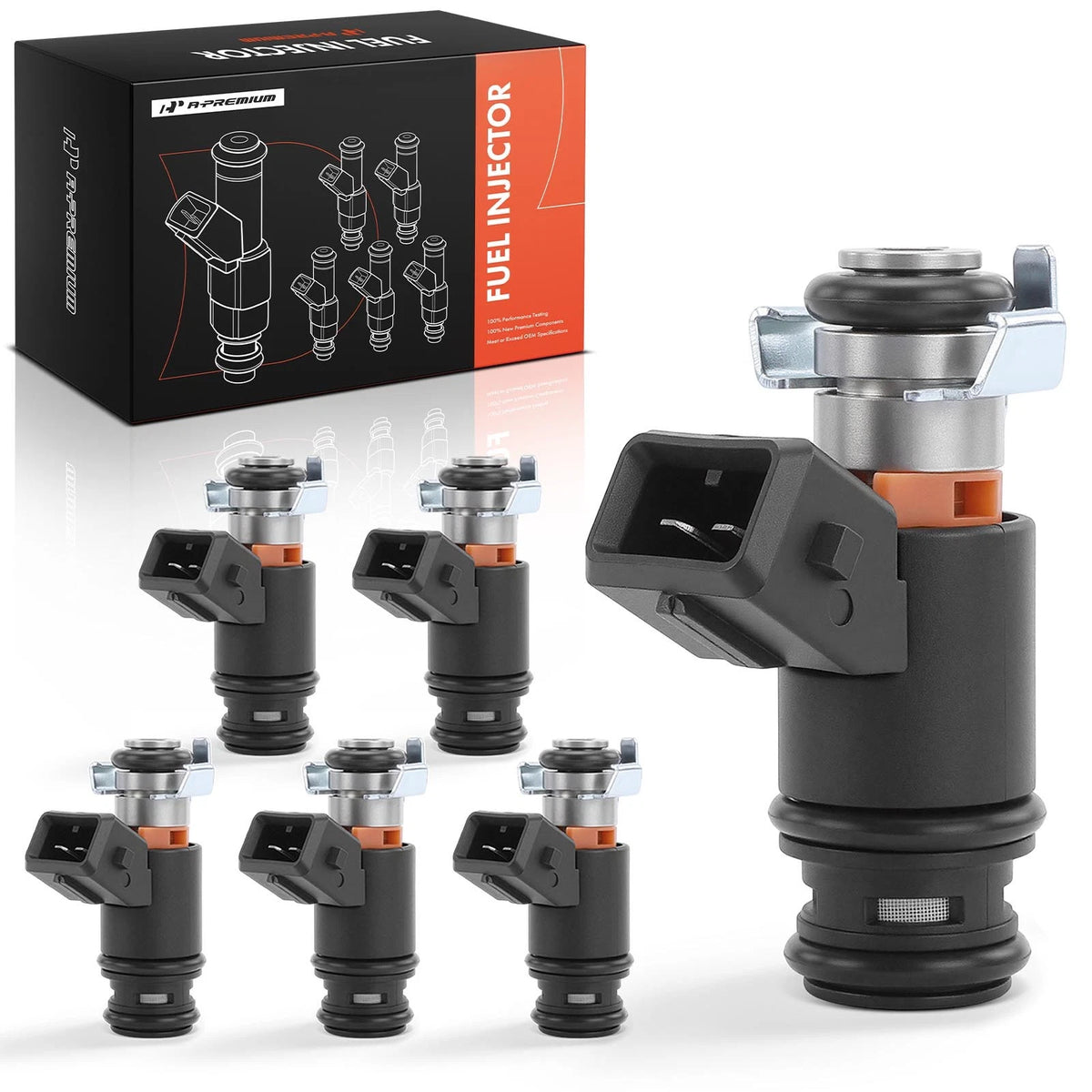 6X Fuel Injector for VW Golf Jetta EuroVan (1997–2001) 021906031D, IWP022