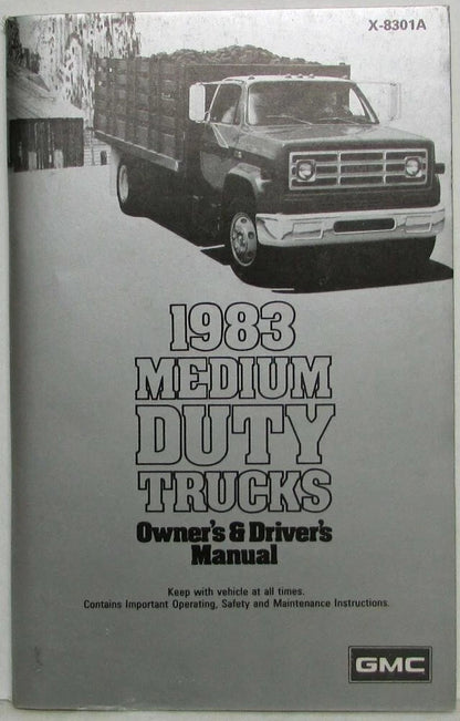 Owners and Drivers Manual for GMC Medium Duty Truck (1983)