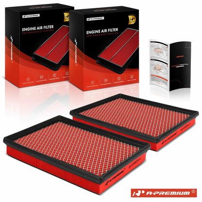 2X High Performance Engine Air Filter for Dodge Charger Durango (2006–2010) - SA9838, SPA-2295, SPA2295, CA9838