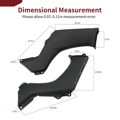 Set of 2 Side Panel Covers for Honda TRX350 Rancher (2000–2003) 83600-HN5-670ZA, 83500-HN5-670ZA