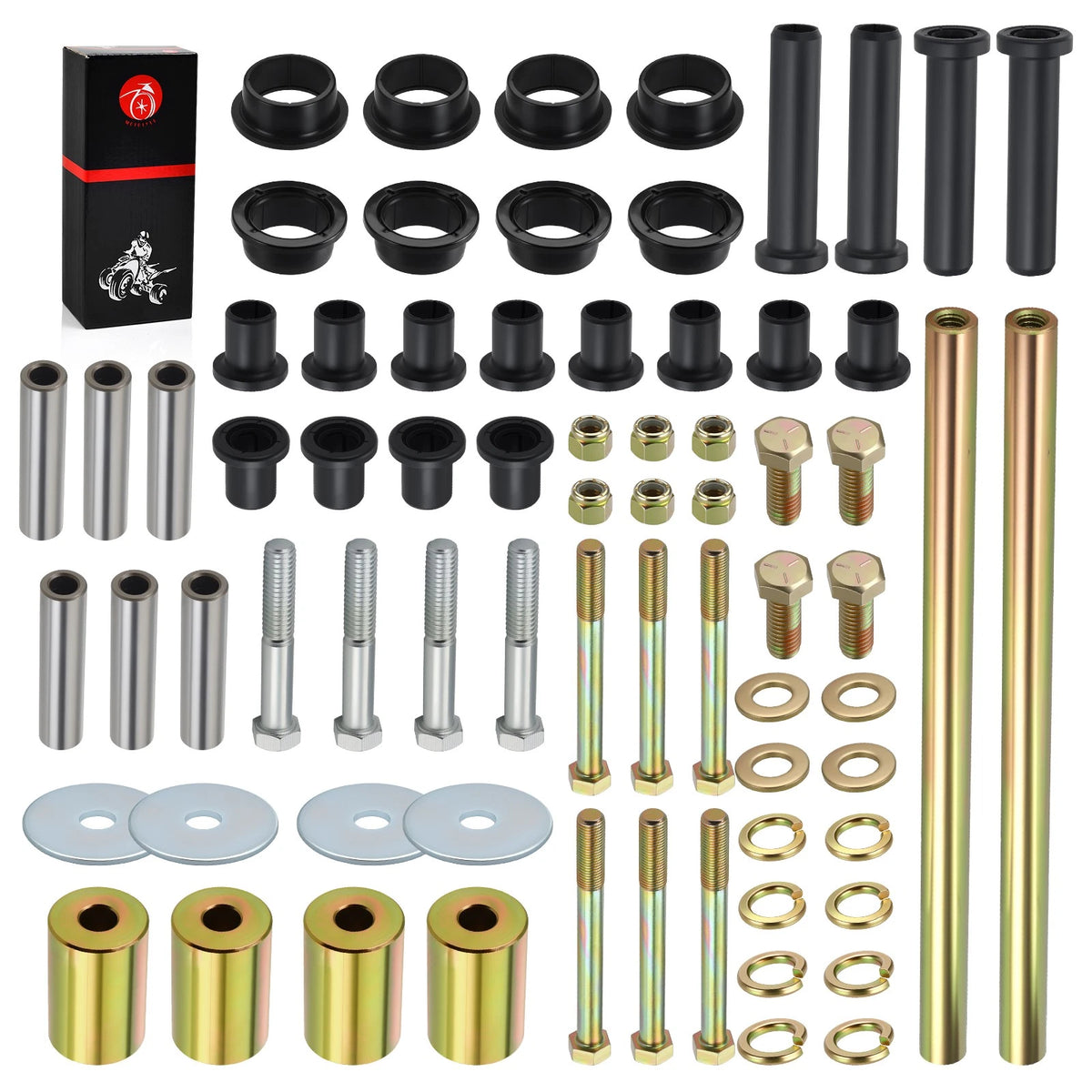 Upper & Lower Rear Arm Bushing Kit for Polaris Sportsman 450 (2006–2007) 7515472, 7542439, 5020826