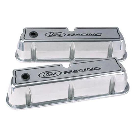 Polished Aluminum Valve Covers for Ford Racing SBF 289 302 351W (302-001)