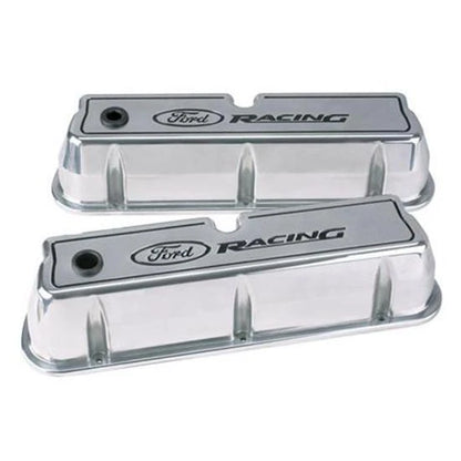 Polished Aluminum Valve Covers for Ford Racing SBF 289 302 351W (302-001)