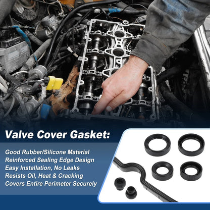Valve Cover Gaskets Set for Ford F150 (2014–2017), Mustang (2015–2020)