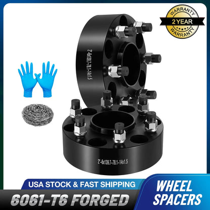 2X 50.8mm Wheel Spacers 6x5.5" 6x139.7mm 14x1.5 for Chevrolet Avalanche (2007–2013)