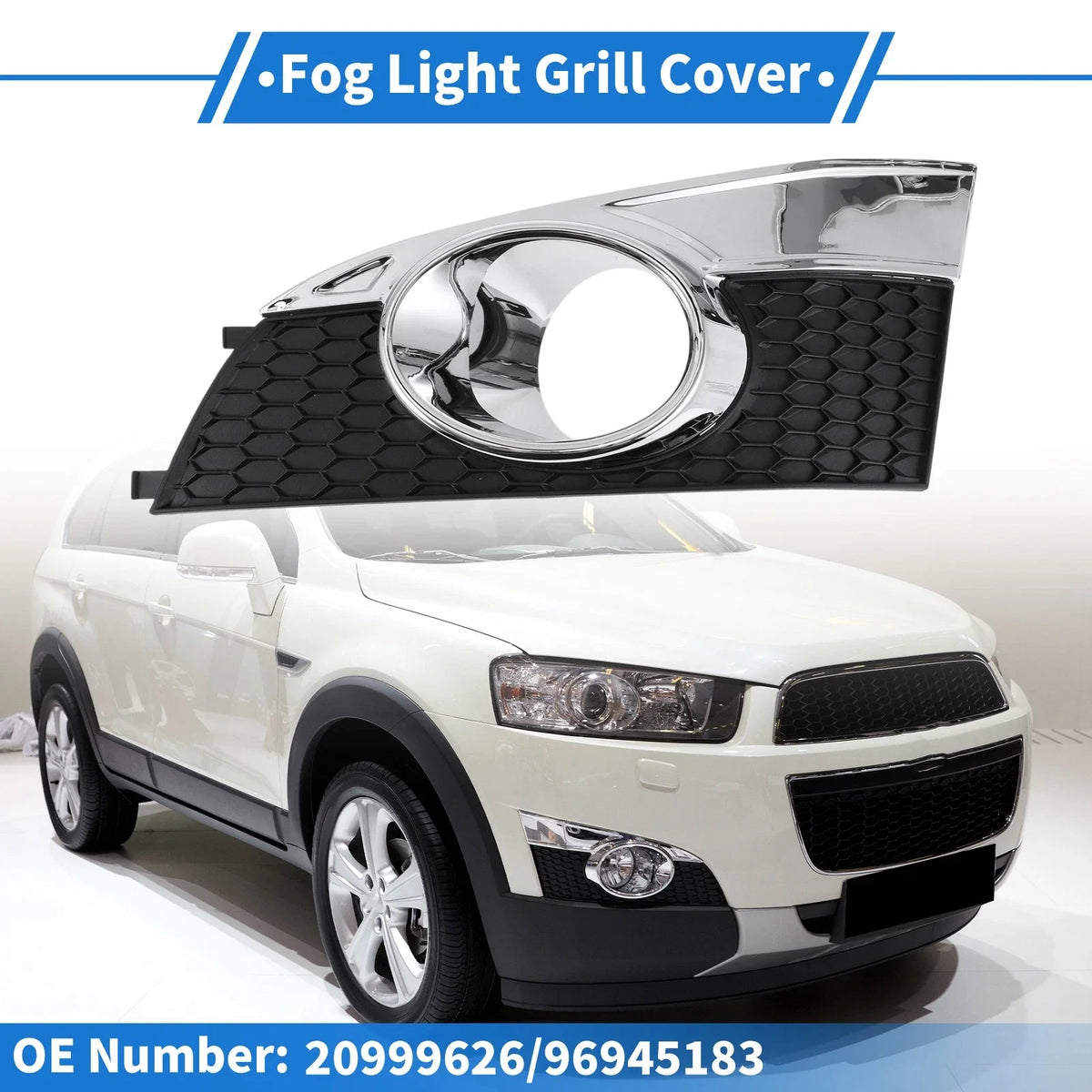 1 Pc Fog Light Grill for Chevrolet Captiva (2012–2014) No. 20999626