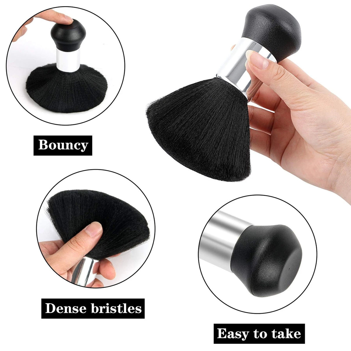 Professional Hair Cutting Cape for Universal Use (1 Count) - Black