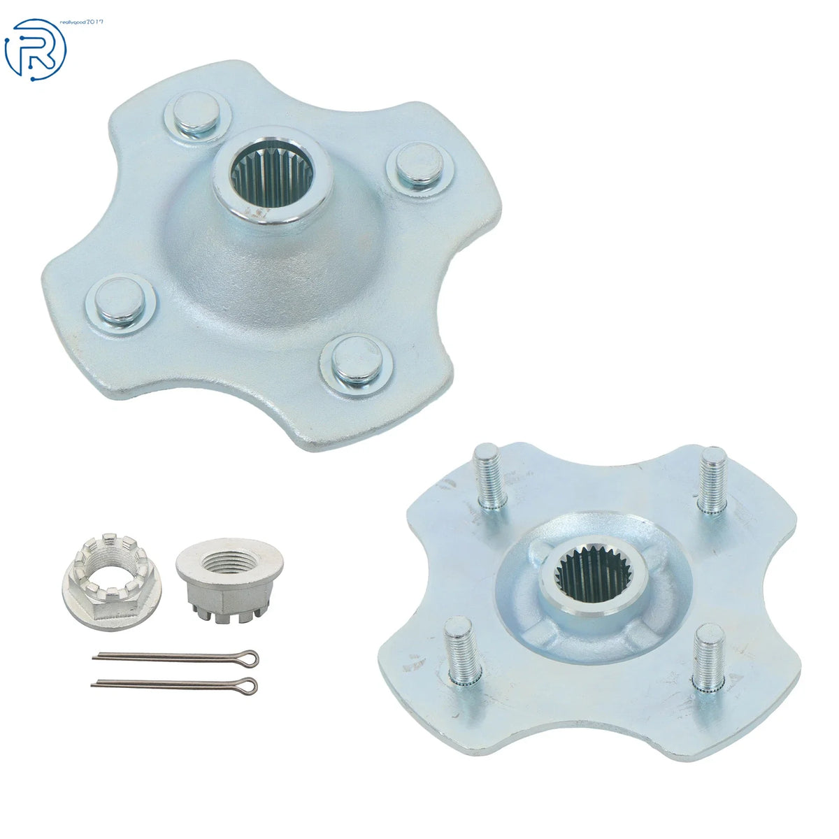 2X Rear Axle Wheel Hub for Honda Recon 250 TRX250TE TRX250TM 1997–2019