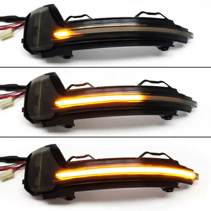 LED Sequential Turn Signal Lights Side Wing Mirror Lamps for Tiguan (2016–2022)