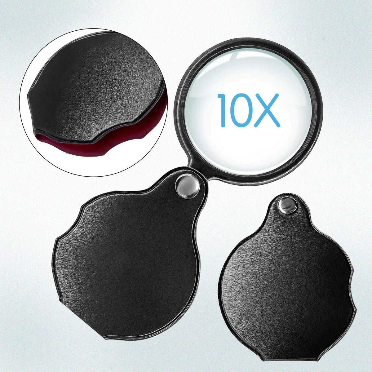 2X Small Pocket Magnifying Glass for (2010–2023)