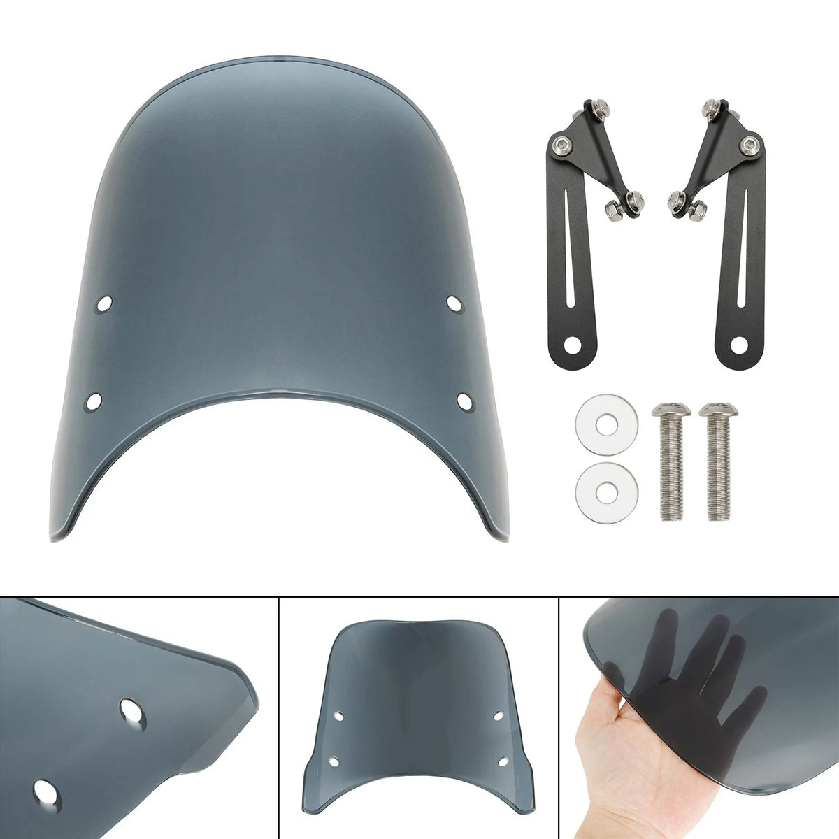 Windshield Windscreen for Moto Guzzi V7 Classic (2016–2023) V9 Bobber (2018–2023)